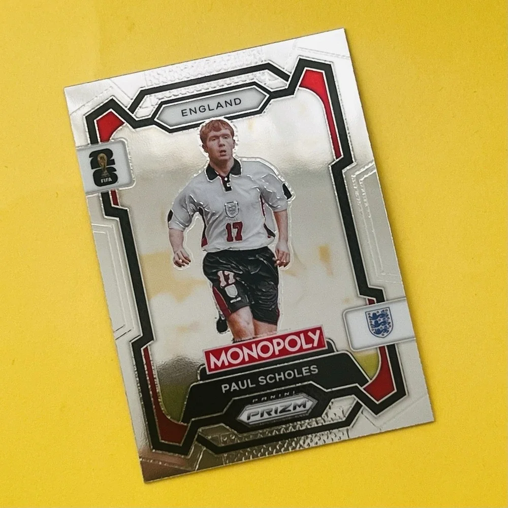 2026 Panini Prizm Monopoly FIFA World‎ Cup Paul Scholes Silver Prizm England #24